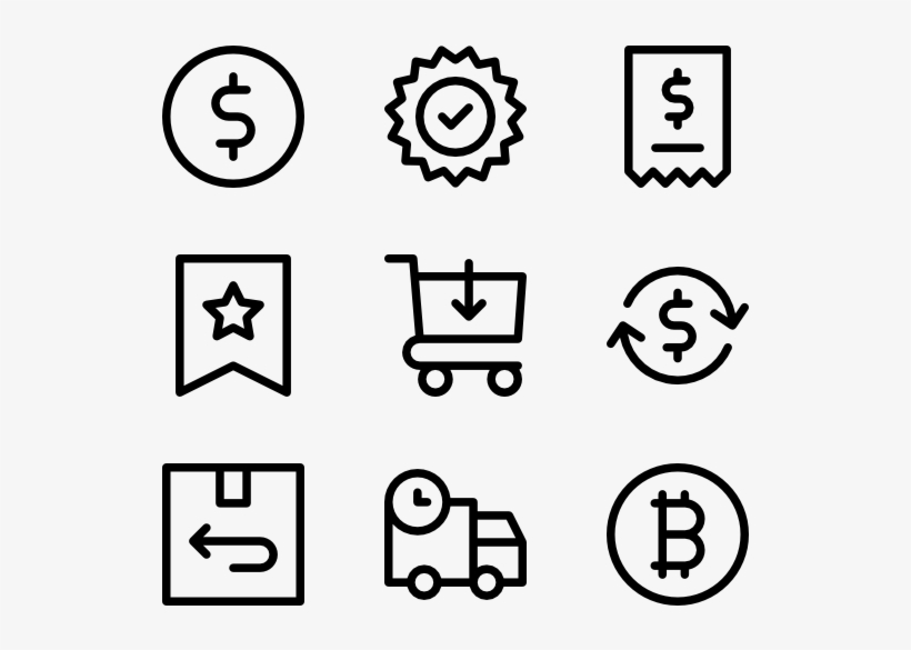 Ecommerce - Print Icons, transparent png download