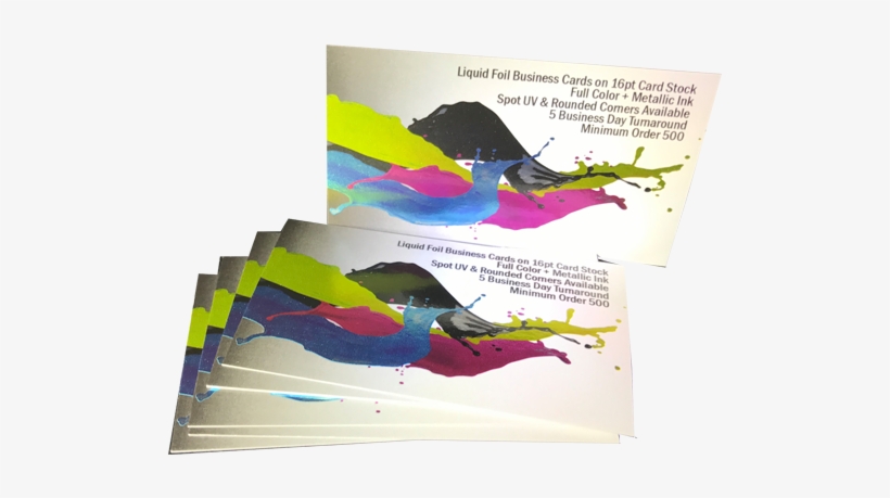 Full Color Foil Business Card, transparent png download