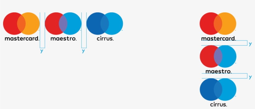 Images Of Required Equal Spacing Between Marks - Mastercard Maestro Cirrus Logo Png, transparent png download