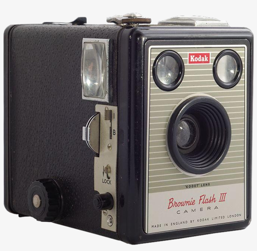 Time Names Kodak And Polaroid Cameras Two Of The 'most - Kodak Brownie Camera, transparent png download