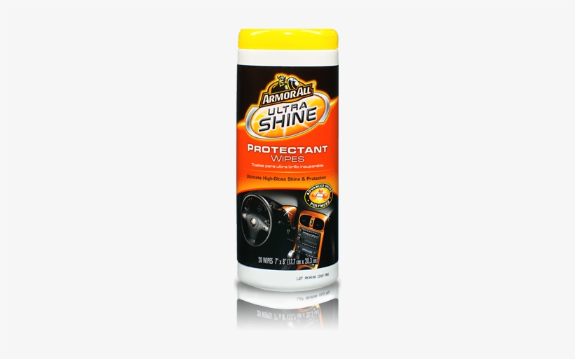 Ultra Shine Wipes - Armor All Ultra Shine Protectant Wipes, transparent png download