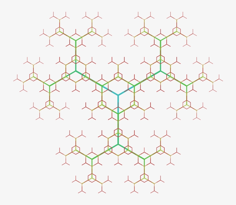Tree Generator The Hippie Futurist Fractaltreehexagons - Circle, transparent png download