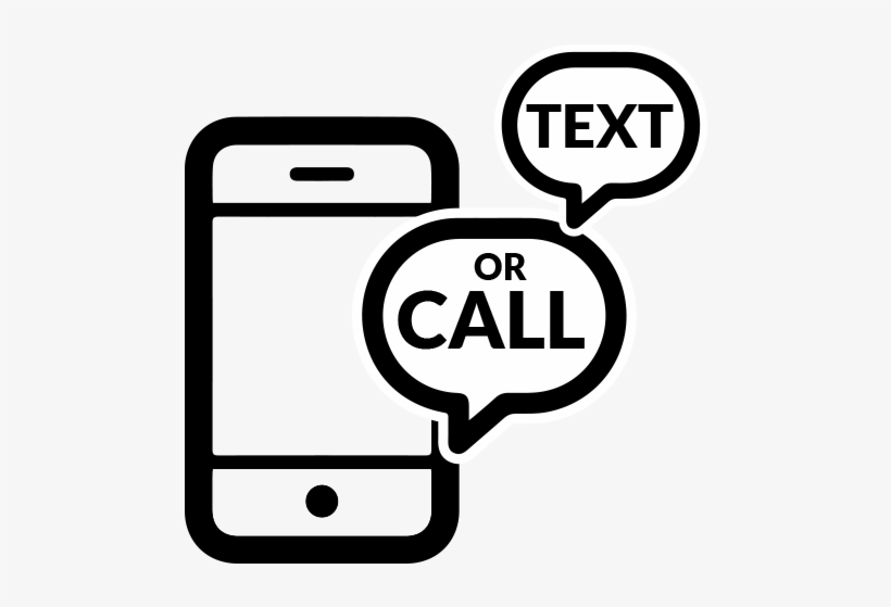 Download Phone Icon Call Or Text Icon Transparent PNG Download
