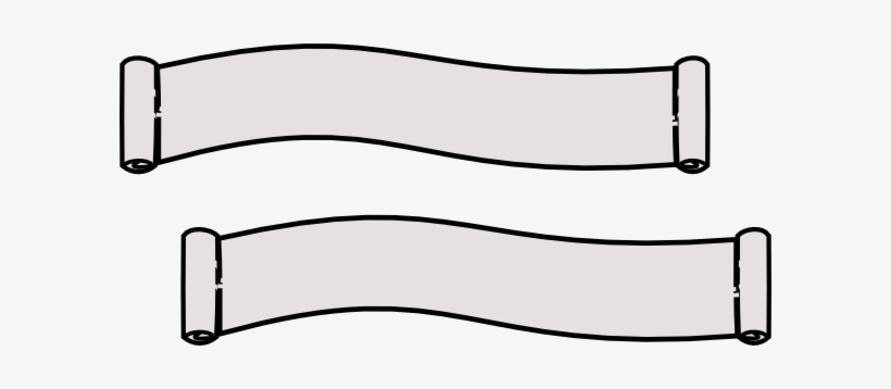 Papyrus Clip Art - Papyrus Paper Scroll Clipart Black And White, transparent png download