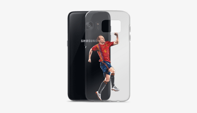 Iniesta Spain Phone Case - Samsung Galaxy, transparent png download