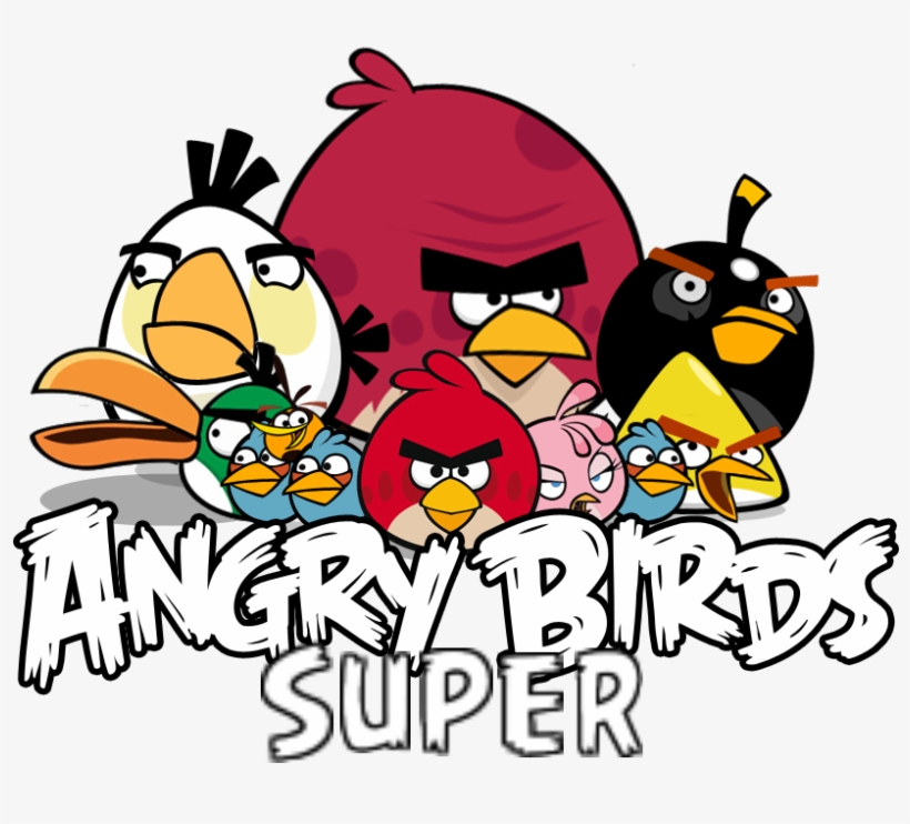 Angry Birds Super Logo - Rovio Angry Birds, transparent png download