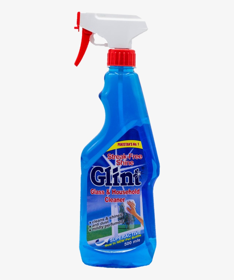 Glint Glass And Household Cleaner 500 Ml Glint Cleaner PNG Image