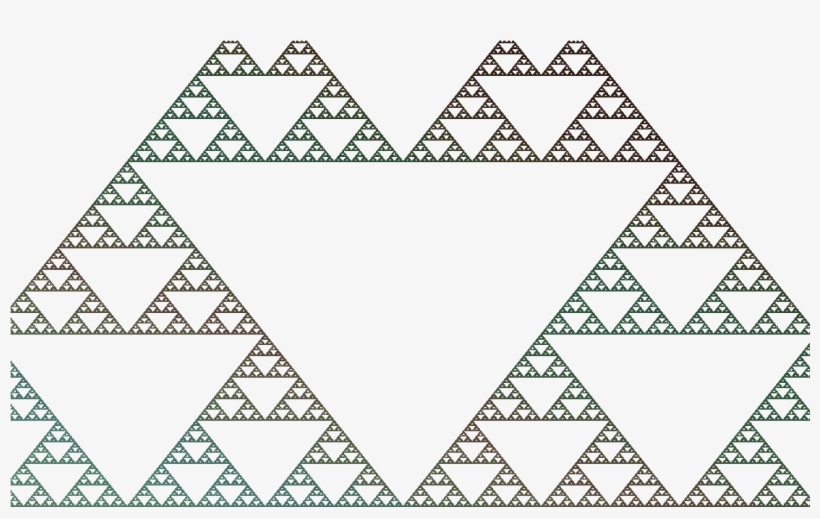 A Portion Of The Triangle - Sierpinski Triangle, transparent png download