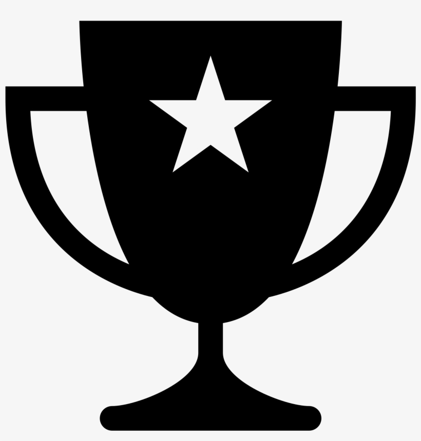 Clip Royalty Free Stock File Star Wikimedia Commons - Trophy With Star Icon, transparent png download