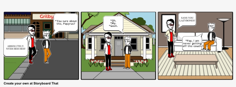 Sans' And Papyrus's New - Essay, transparent png download