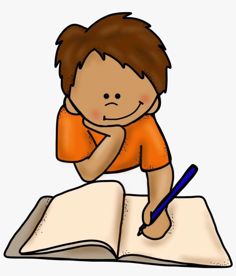 Como Corregir La Letra En Cinco Pasos - Boy Writing Clipart, transparent png download