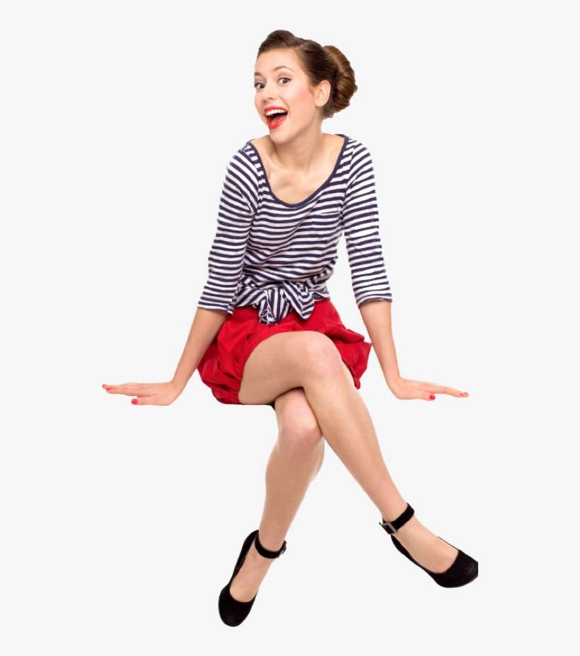 Podravka Case Study - Sitting Style Of Girls, transparent png download