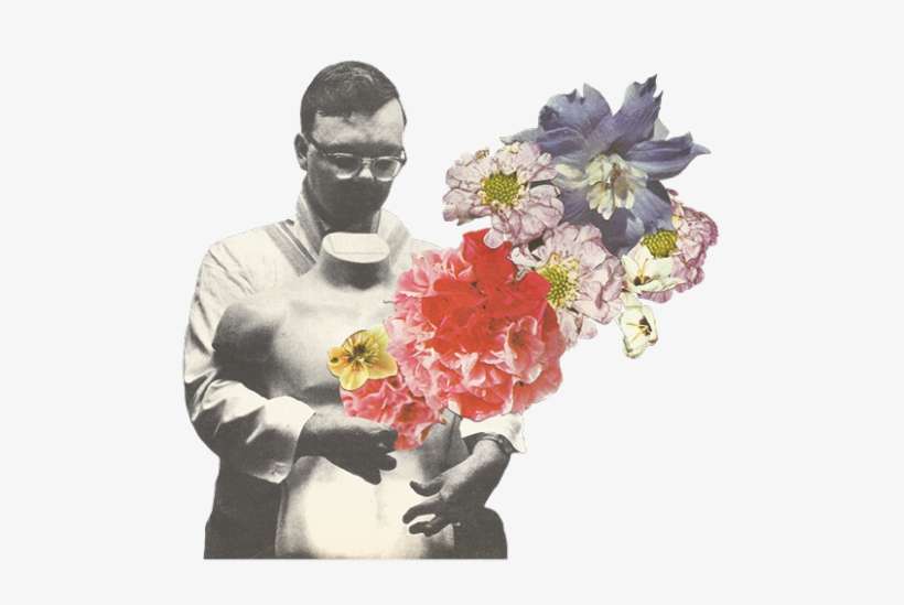 “inside Flowers” - Collage, transparent png download