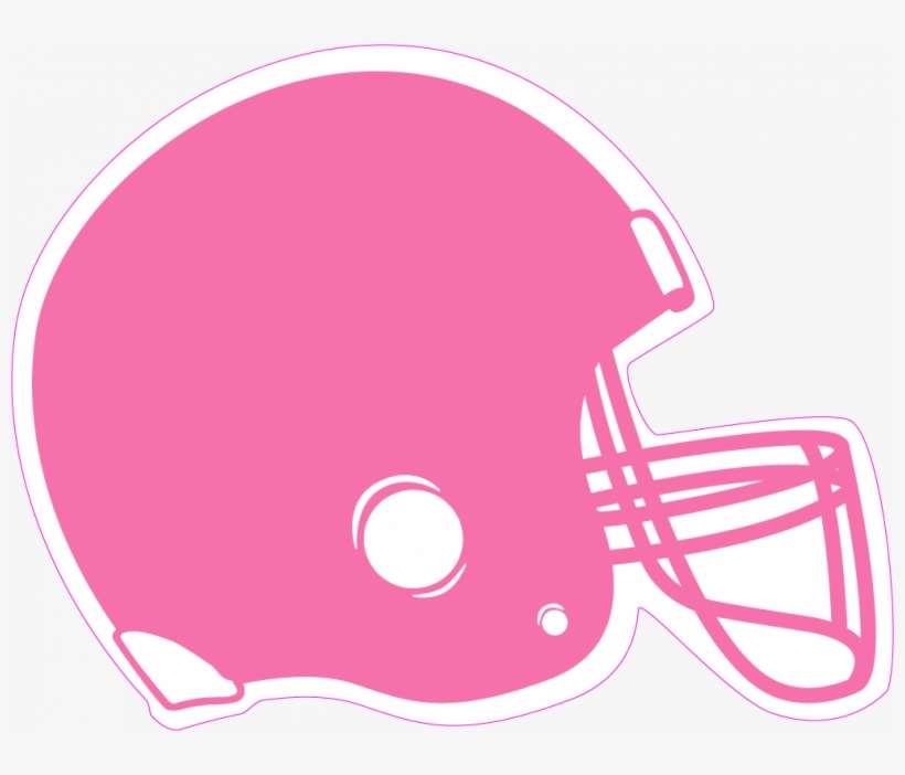 Pink Football Helmet Clip Art - Red Football Helmet Clipart, transparent png download