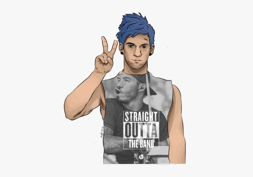 Josh Dun Transparent Head - Straight Outta Mordor Basic Tees, transparent png download