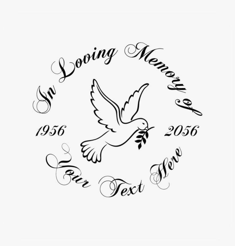 White Dove Vinyl Wall Sticker, transparent png download