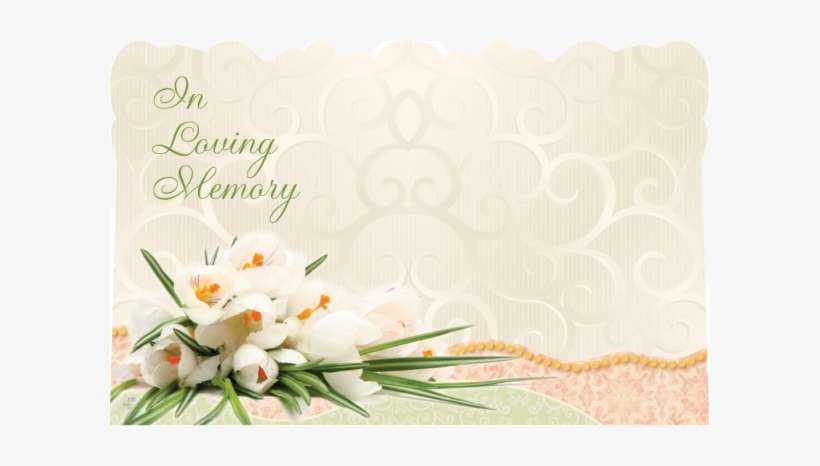 Enclosure Card - Loving Memory (50ct), transparent png download