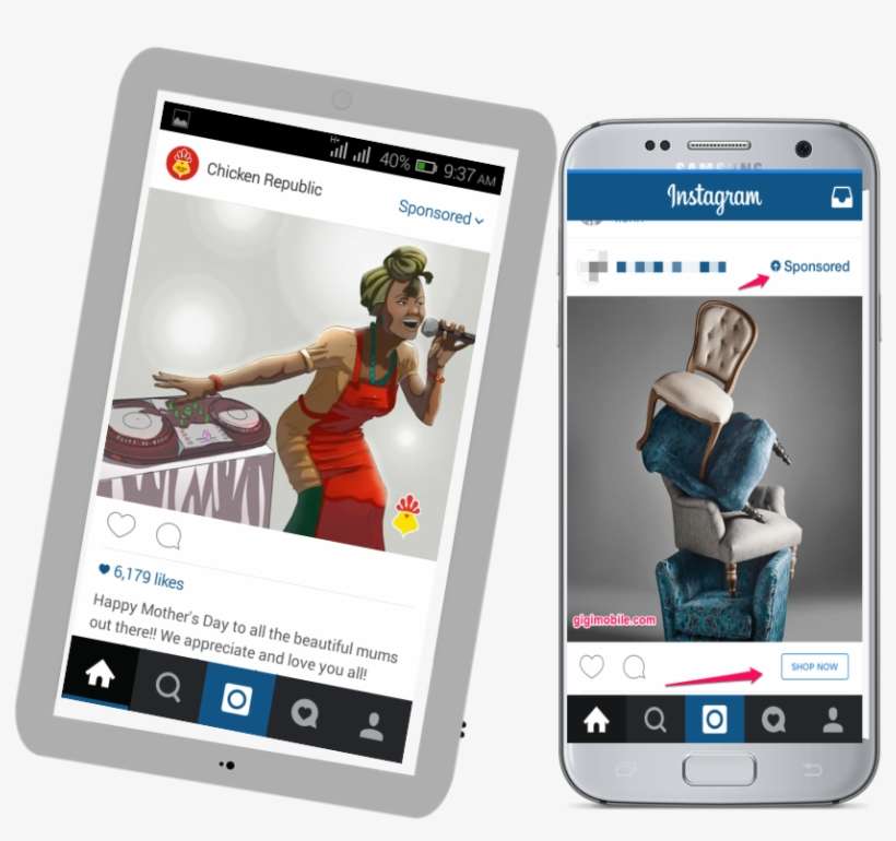 Intagram Ad - Instagram, transparent png download