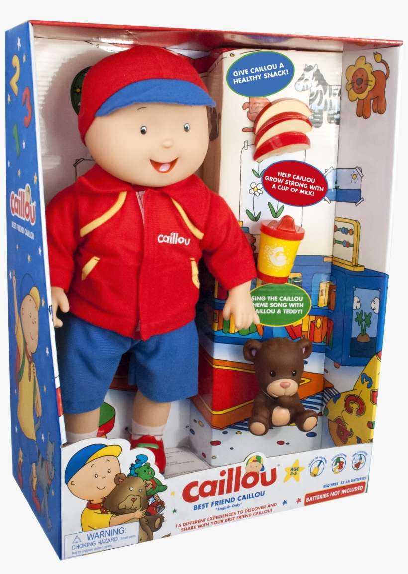 Id02708 R Side - Dragon Caillou Best Friend Doll, transparent png download