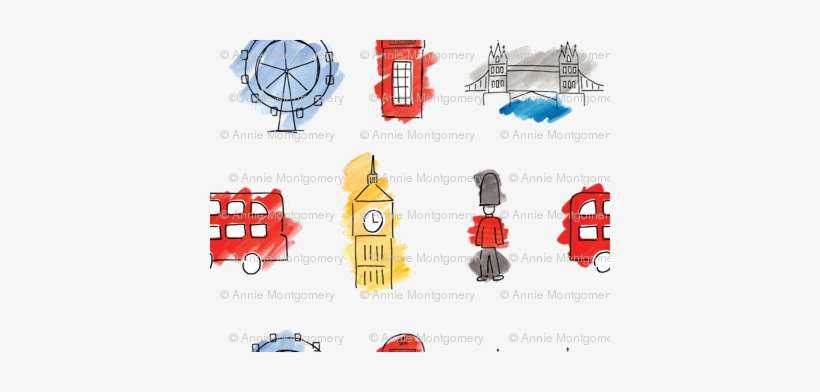 London Calling Watercolor, transparent png download