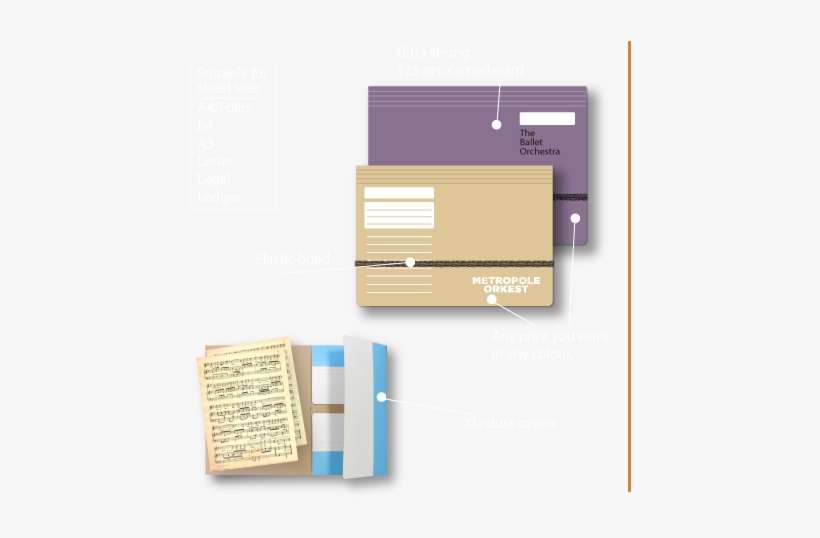 Storage Folders - Orchestra, transparent png download