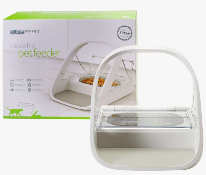 Dimensions Of The Surefeed Microchip Pet Feeder - Surefeed Microchip Pet Feeder, transparent png download