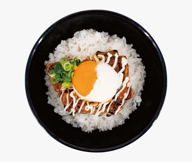 Teriyaki Chicken On Rice With Mayo, transparent png download