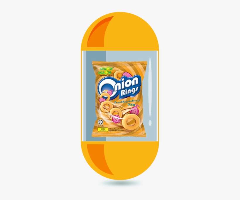 Onion Rings (keropok Berperisa Bawang) - Miaow Miaow, transparent png download