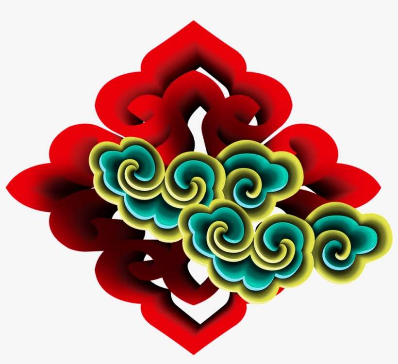 Red Vintage Border Decorative Pattern - Illustration, transparent png download