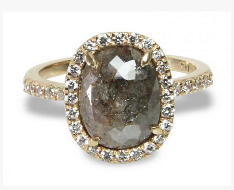 6 Carat Rosecut Diamond Halo Ring - Pre-engagement Ring, transparent png download