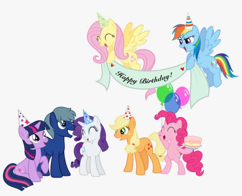 Download Pony Clipart Background - My Little Pony Birthday Clipart ...