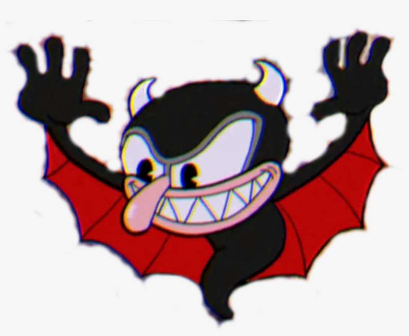 Demon Bat - Demon The Bat Cuphead, transparent png download