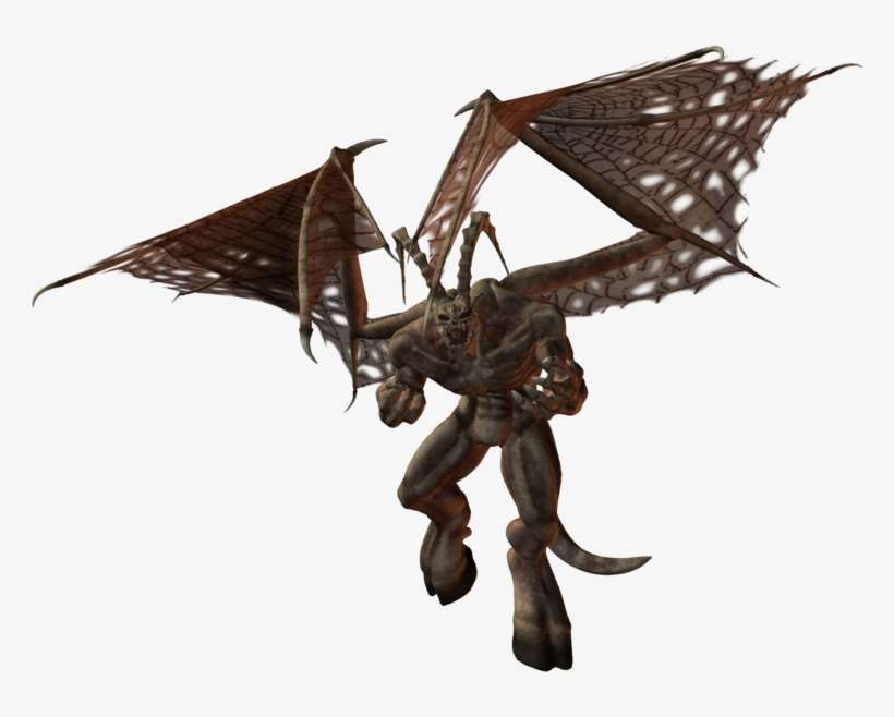 Winged Demon Png - Bone Winged Demon, transparent png download