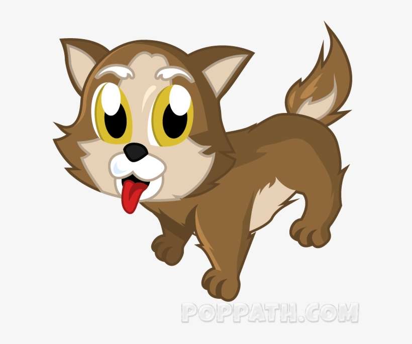 To Draw A Happy Dog, There Are Several Things To Put - Drawing, transparent png download