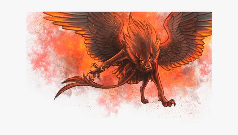 Angel Maalik, Surrounded By Fire, Is Purging All Demons - Illustration, transparent png download