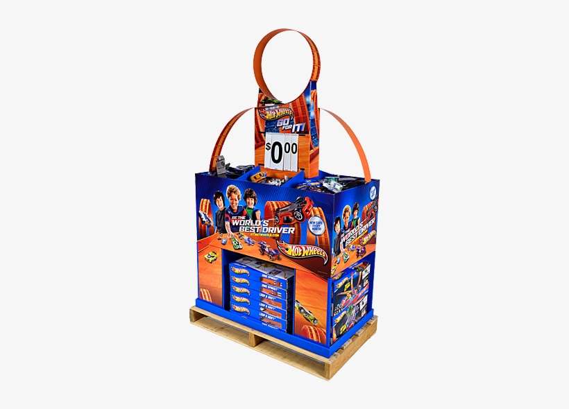 Mattel Hot Wheels - Hot Wheels Cardboard Display, transparent png download