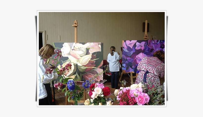 Produce $30,000 Of Paintings And Learn How To Sell - Flowers Acrylic Painting, transparent png download