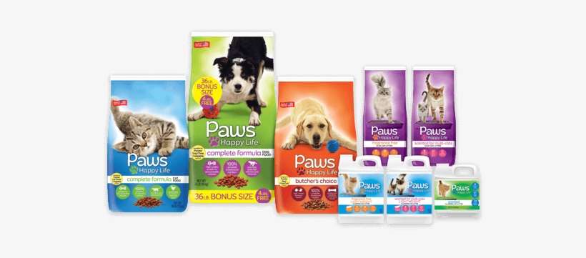 Paws Product Family - Paws Happy Life Cat Litter, transparent png download