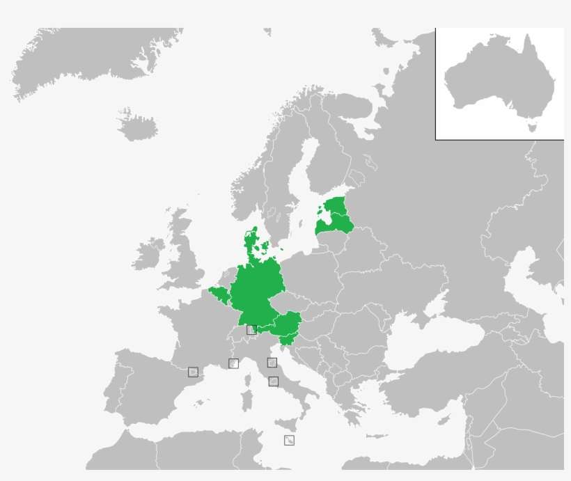 Eurovision Choir Of The Year 2017 Confirmed Participant - Europe Map Black White, transparent png download