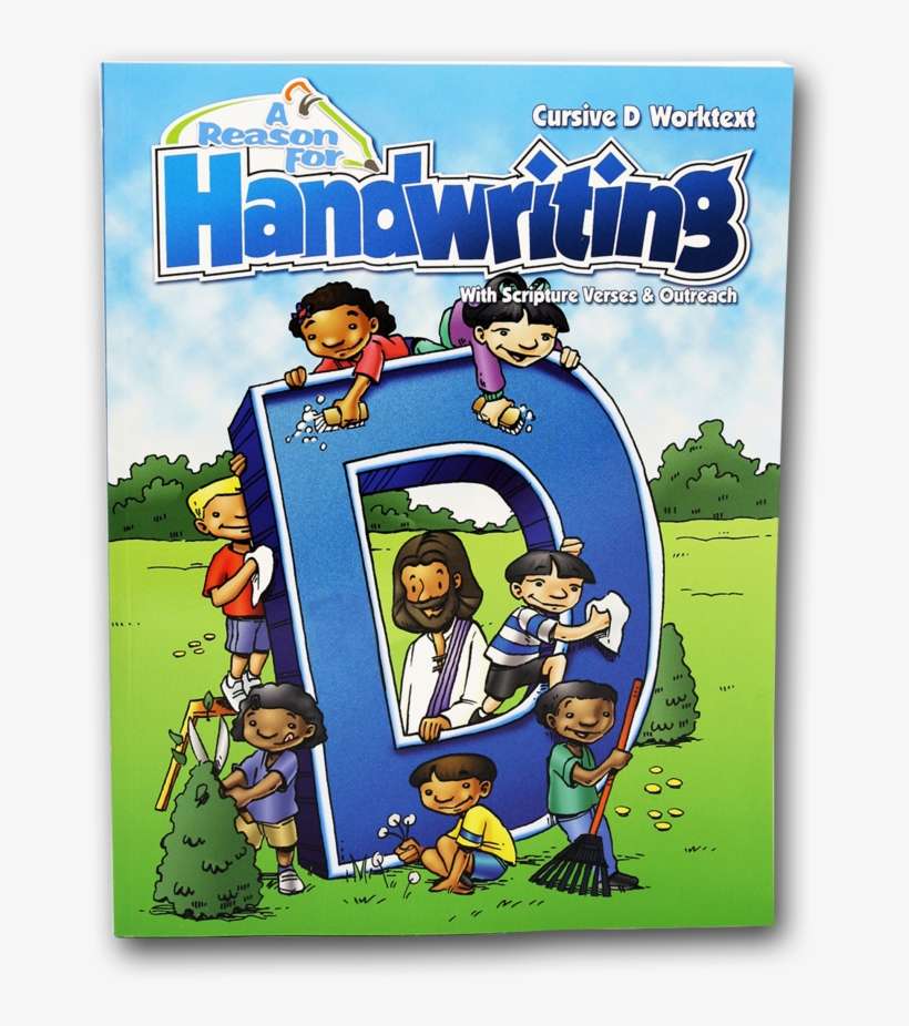 Handwriting Level D Student Worktext - Reason For Handwriting Cursive D Student Workbook, transparent png download