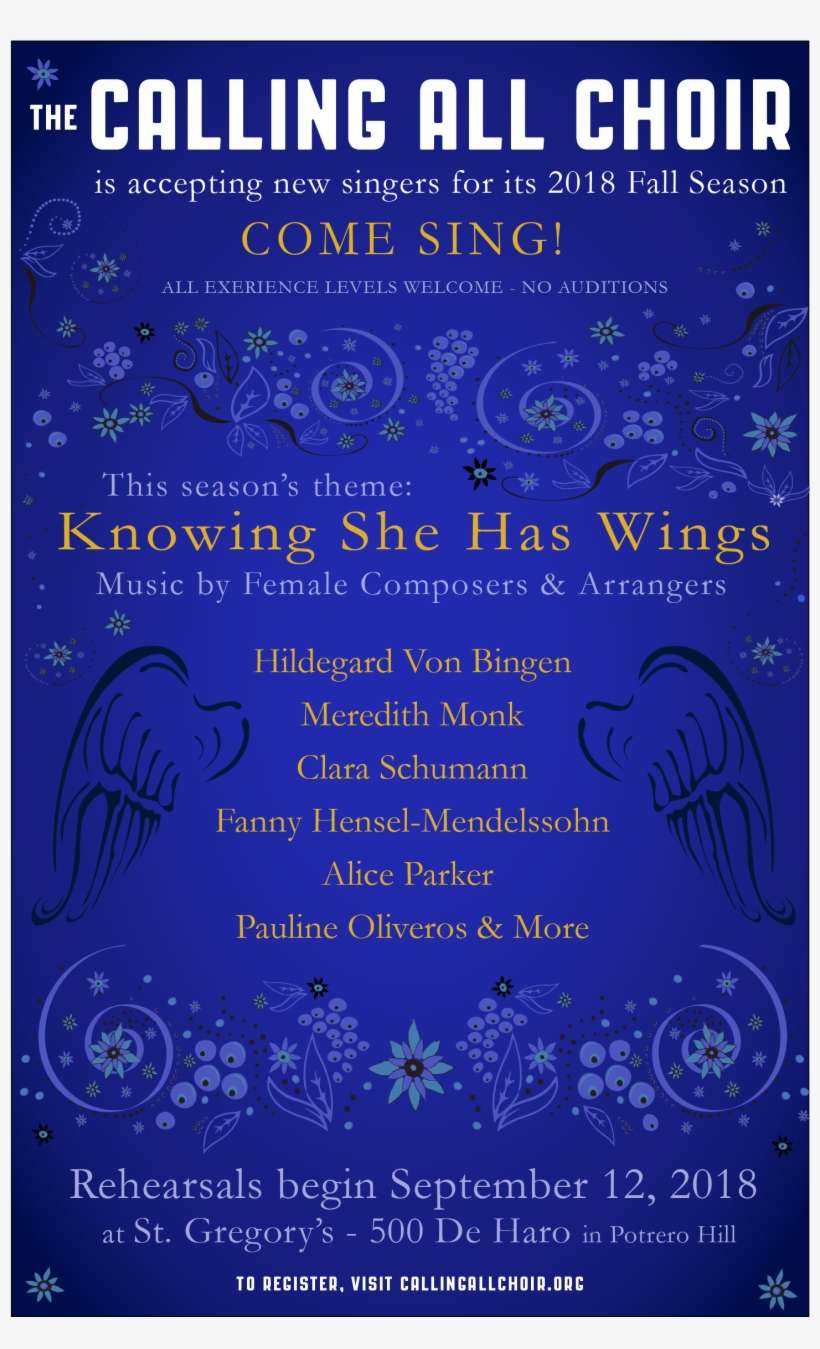 Sing With Us - Poster, transparent png download