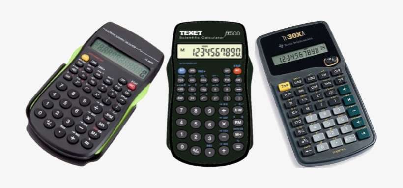 Vintage Calculator Png High Quality Image - Texas Instruments Calculator Black, transparent png download