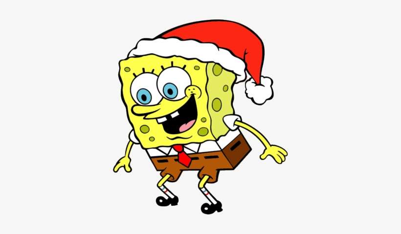 Spongebob Xmas Png - Christmas Spongebob, transparent png download