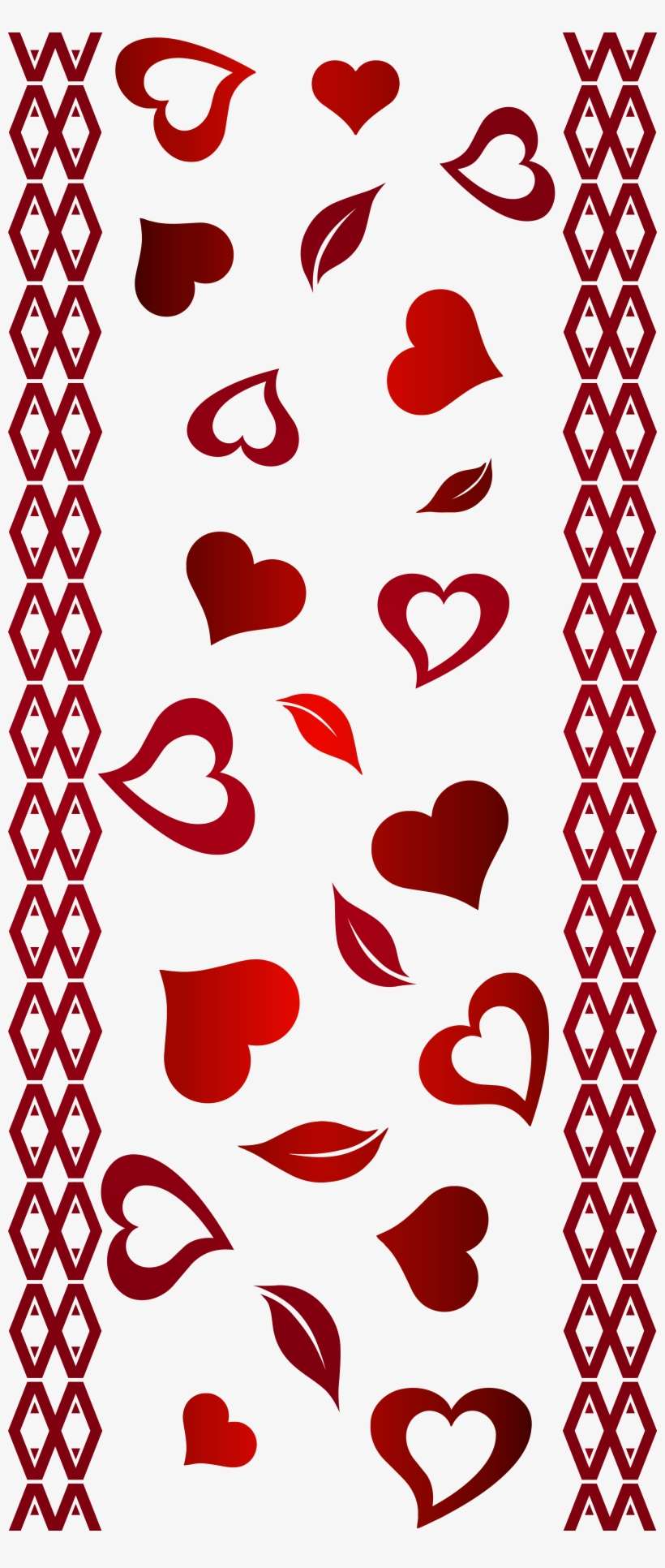 Banner Freeuse Stock S Day Transparent Png Clip Art - Valentines Day Border Png, transparent png download