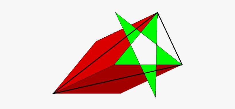 Vertex Figure - Pentagrammic Prism, transparent png download