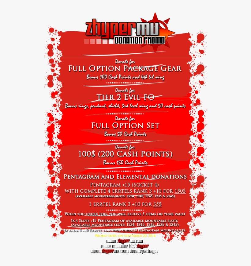 Donation Promo Limited Pentagram Set - Poster, transparent png download