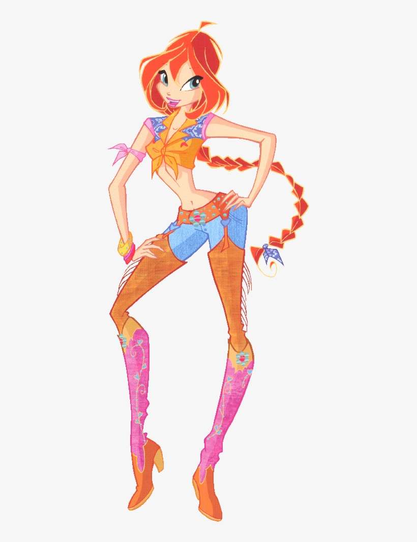 Bloom Cowgirl - Winx Club Season 4 Bloom, transparent png download