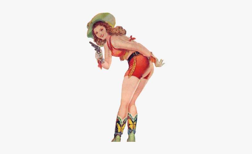 Cowgirl - Illustration, transparent png download
