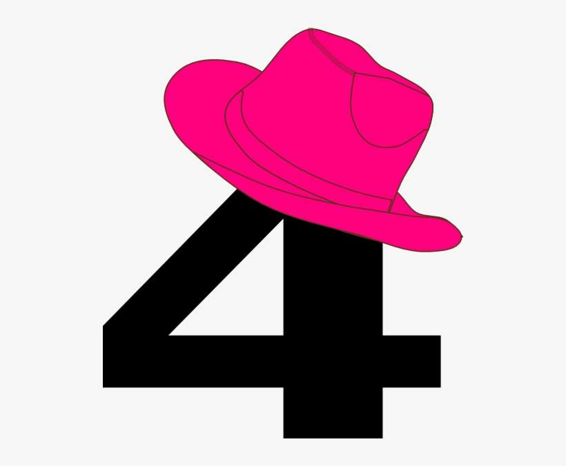 Graphic Transparent Free Cowgirl Clipart - Number 7 Cowboy Clipart Png, transparent png download