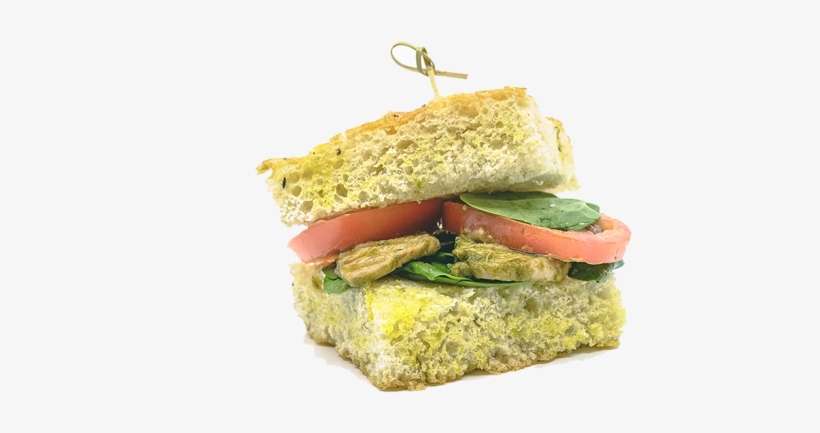 Pesto Chicken Panini - Fast Food, transparent png download
